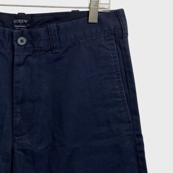 NWT J. Crew Flat Front Chino Gramercy Shorts Men's Sz 31W Navy Blue Summer Prepp - Picture 9 of 16